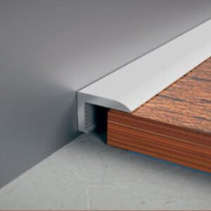 Rodapié minimalista - Perfil perimetral blanco  1x10