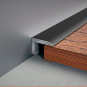 Rodapié minimalista - Perfil perimetral negro  1x10