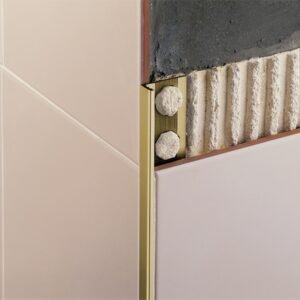 esquina de baldosas novopared laton