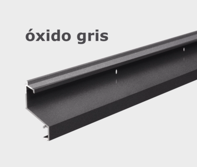 Perfil vierteaguas NOVOVIERTEAGUAS SP gris oscuro