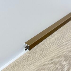 Rodapié minimalista bronce 11x11
