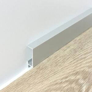 Rodapié minimalista plata 30x10