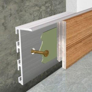 Zócalo empotrado Alluwall 55×13