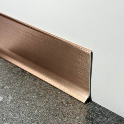 rodapie aluminio cobre cepillado