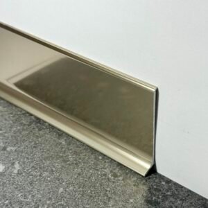 rodapie titanio brillante