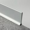 rodapié de aluminio plata mate