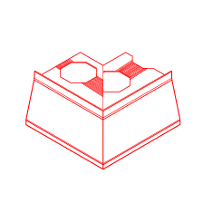 Pieza ángulo Novovierteaguas GT