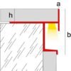Perfil para peldaño Novopeldaño Eclipse Aura con iluminación LED - Imagen 3