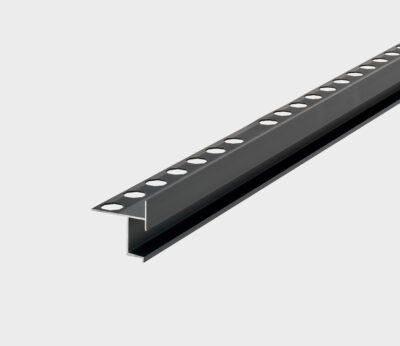 perfil para pedlaño con LED negro mate