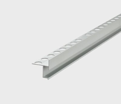 perfil para pedlaño con LED plata mate