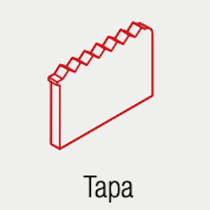 Tapa Novopeldaño 4 Aluminio